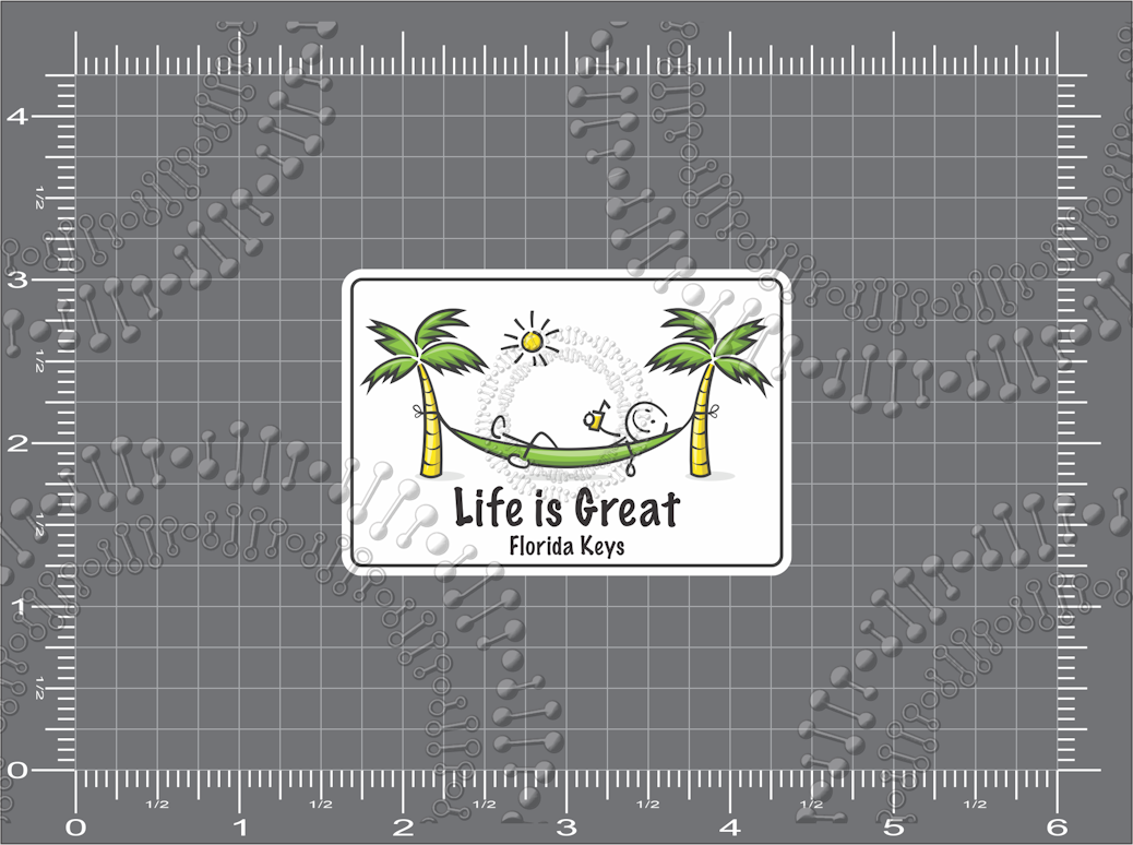 Florida Keys - Life is Great Decal