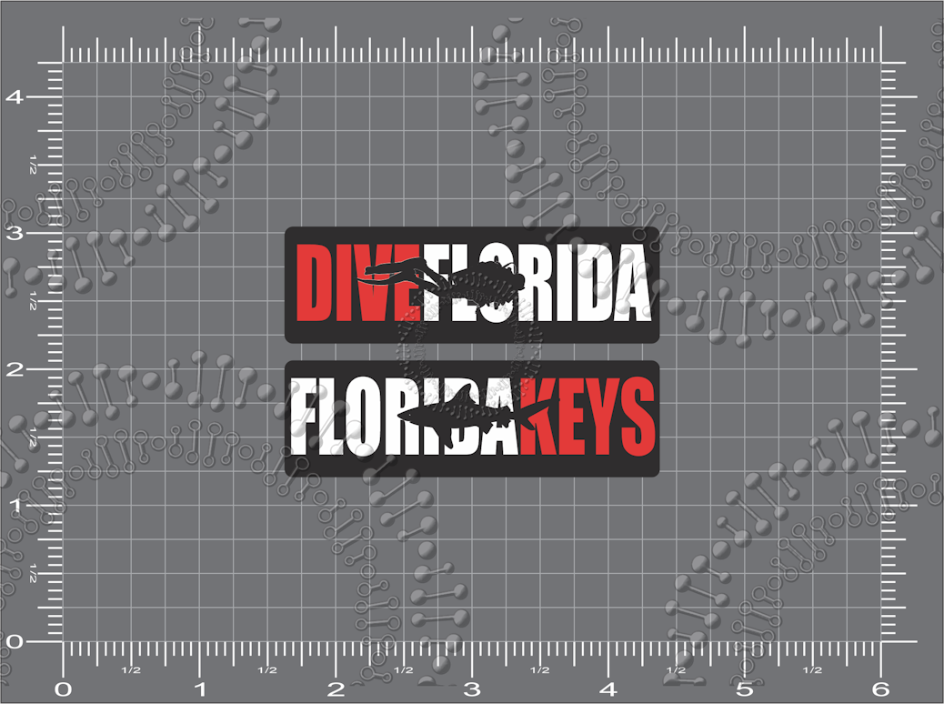 Florida Keys - Scuba and Dive Decal