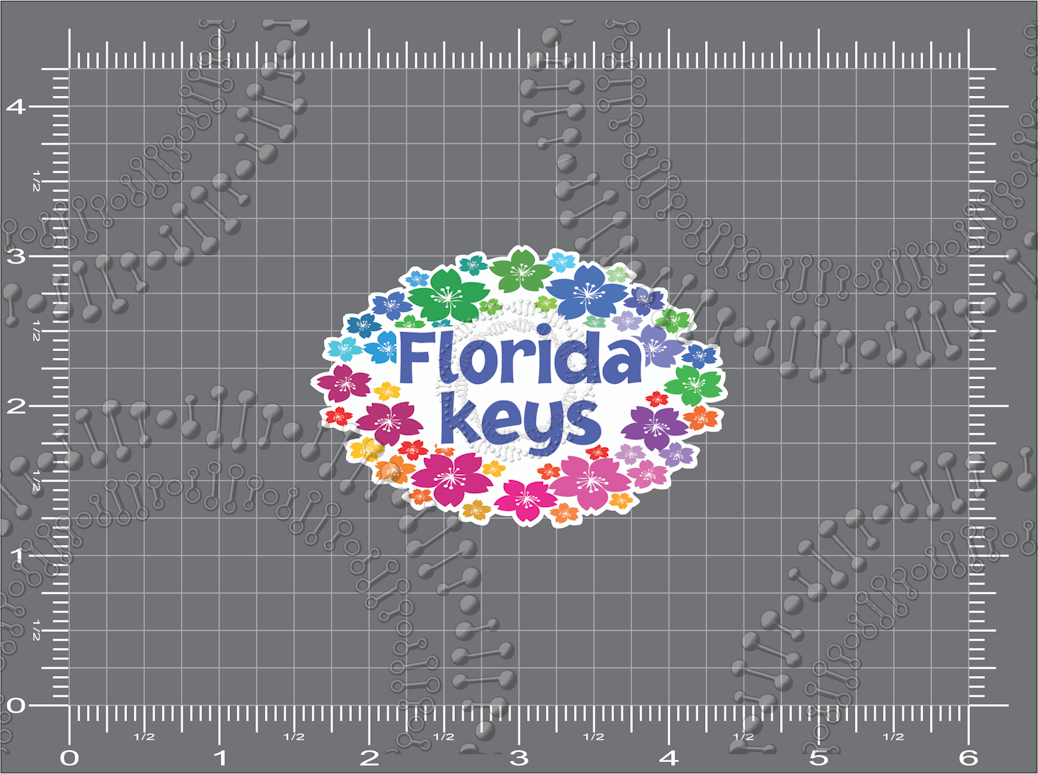 Florida Keys - Wreath Decal