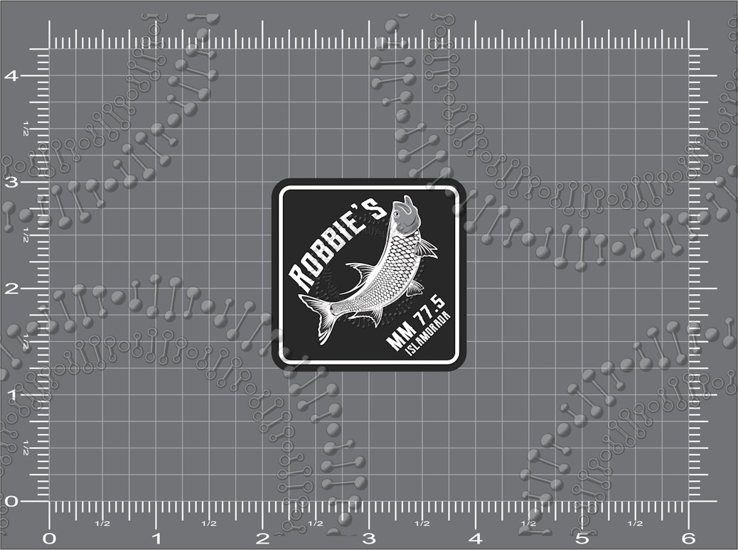 Florida Keys, Robbies Diamond Decal