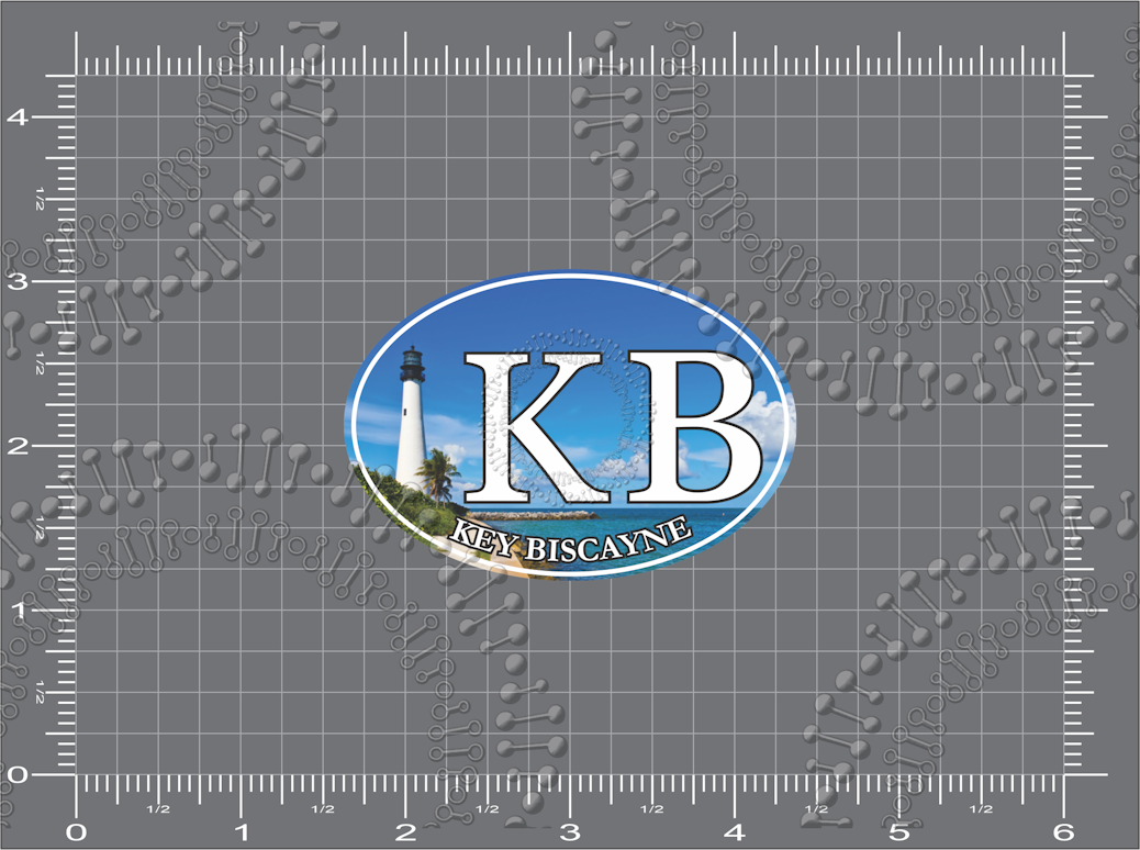 Key Biscayne, FL - KB with Lighthouse Decal