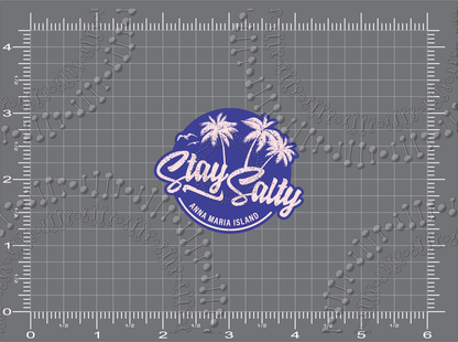 Anna Maria Island, FL - Stay Salty Decal