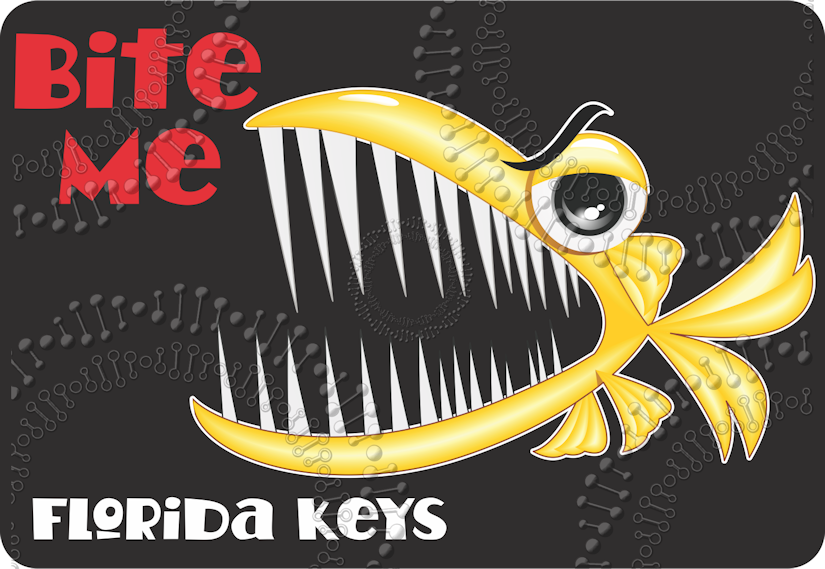Florida Keys - Bite Me Decal