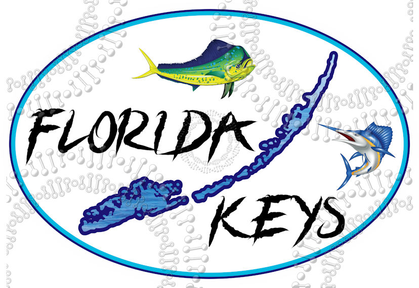 Florida Keys - Game Fish Collage Decal