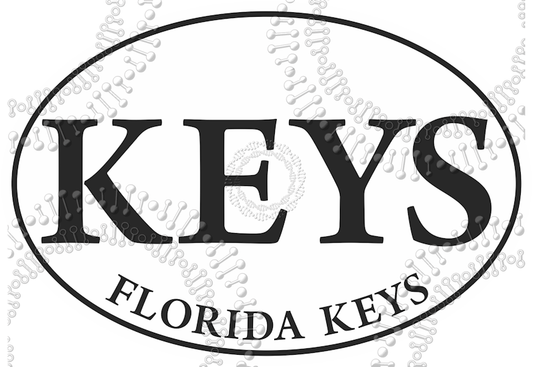 Florida Keys - White Keys Decal