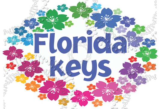 Florida Keys - Wreath Decal