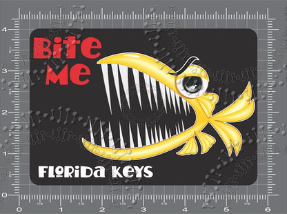 Florida Keys - Bite Me Decal
