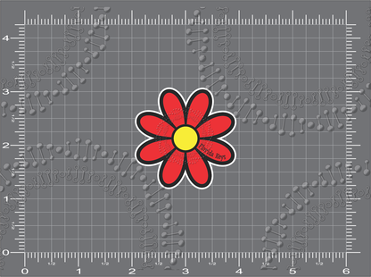 Florida Keys - Red Daisy Decal