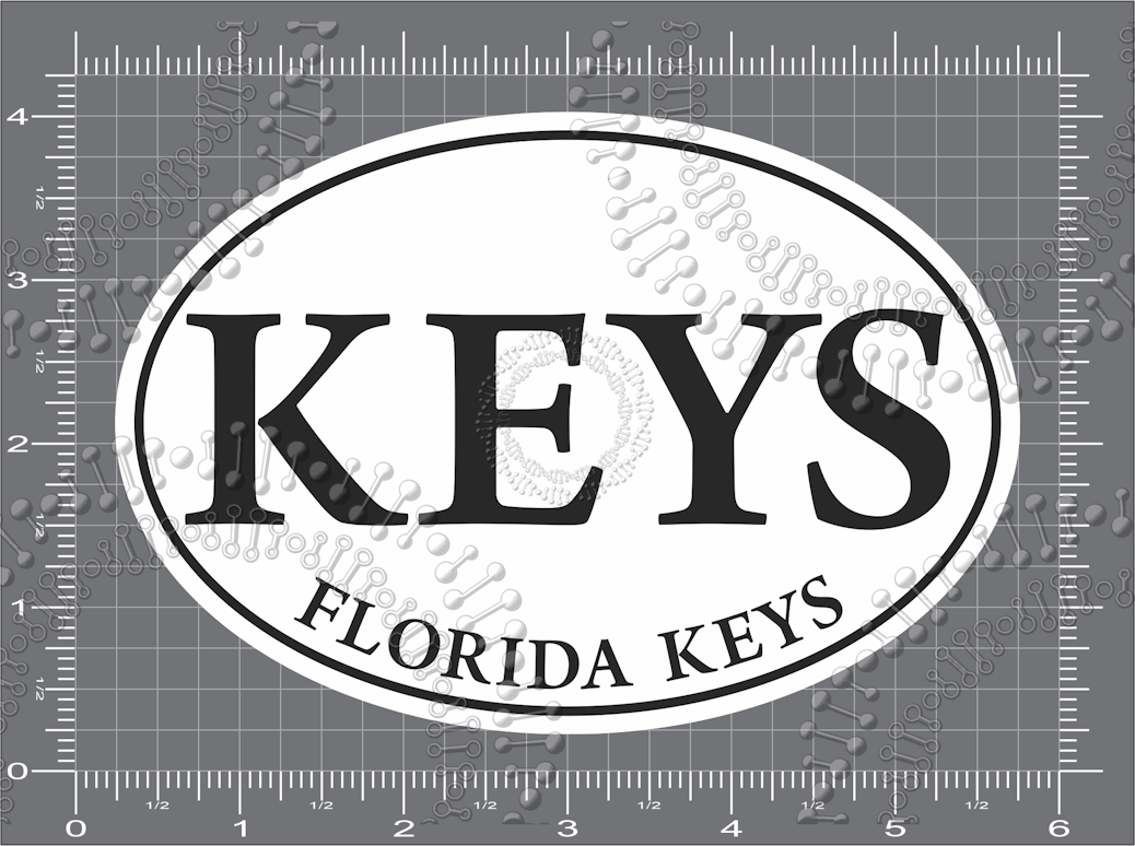 Florida Keys - White Keys Decal