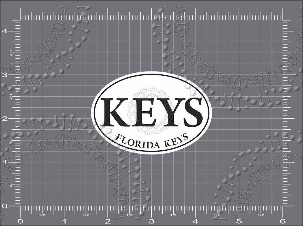 Florida Keys - White Keys Decal