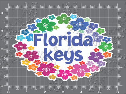 Florida Keys - Wreath Decal