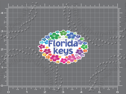 Florida Keys - Wreath Decal