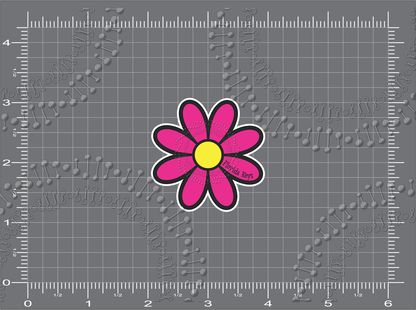 Florida Keys, Pink Daisy Decal