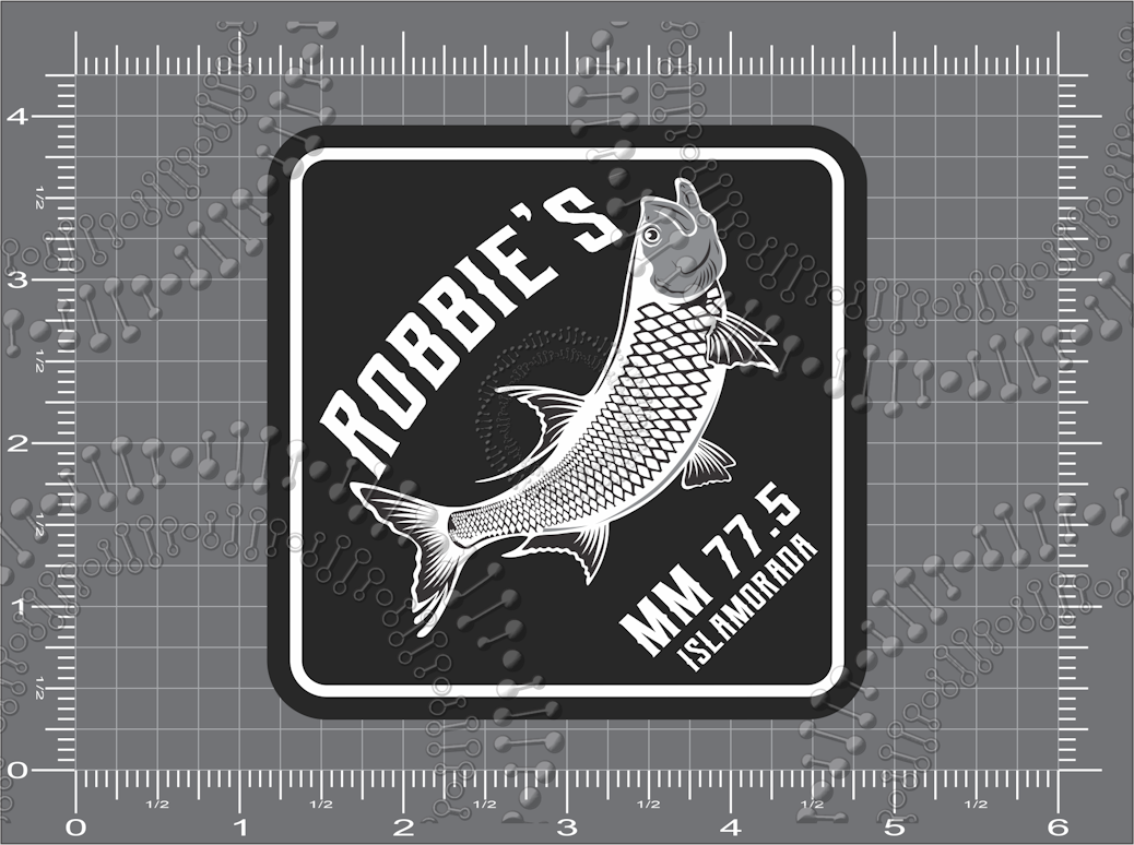 Florida Keys, Robbies Diamond Decal