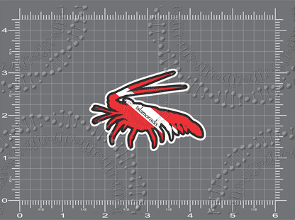 Islamorada, FL - Dive Lobster Decal