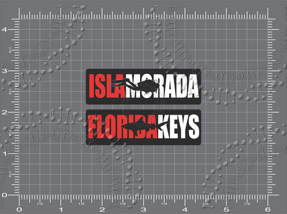 Islamorada, FL - Scuba Islamorada and Florida Keys Decal