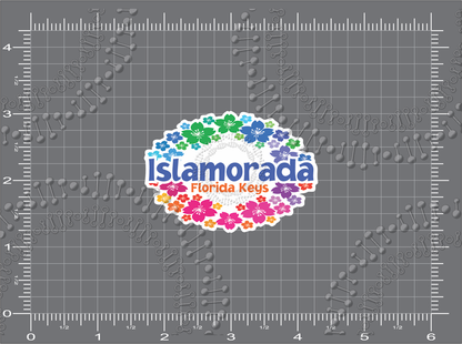 Islamorada, FL - Wreath Decal