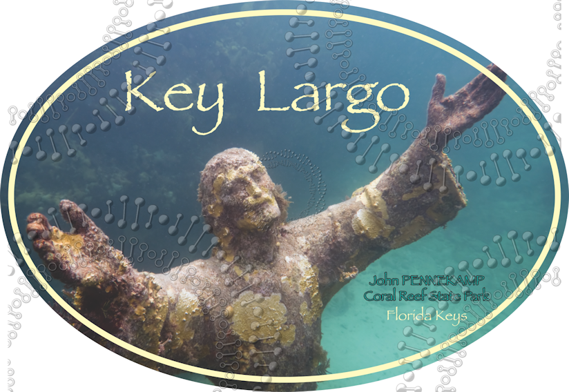 Key Largo, FL - Christ of the Abyss Decal