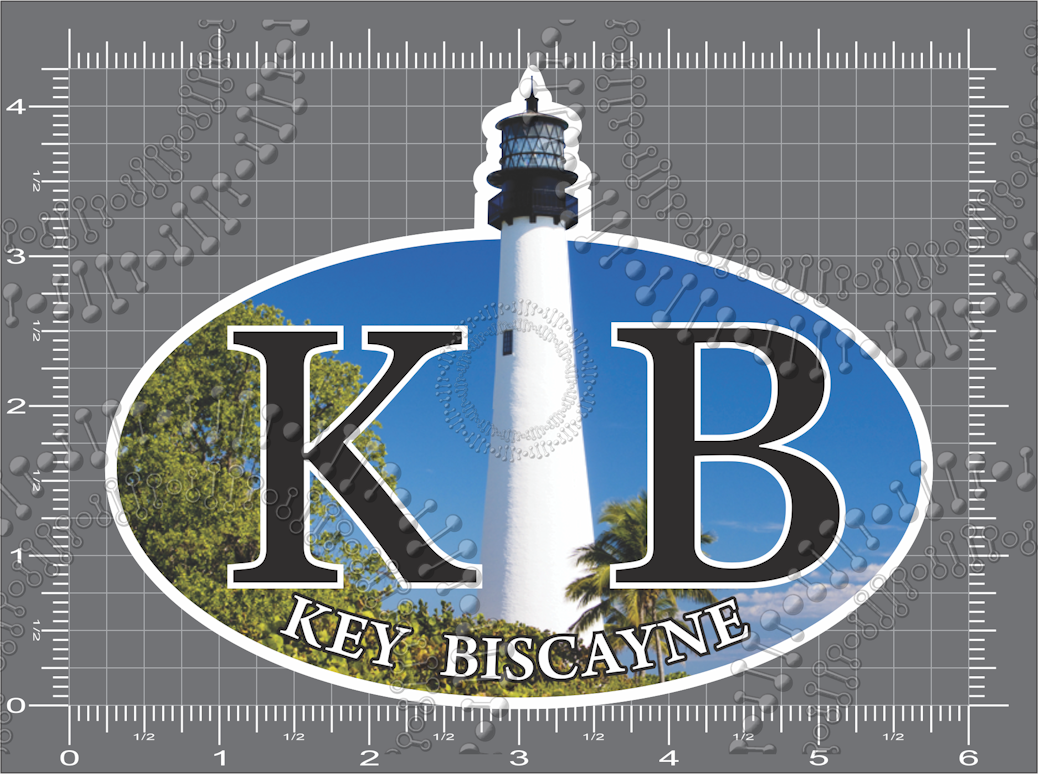 Key Biscatyne, FL - KB Lighthouse Decal