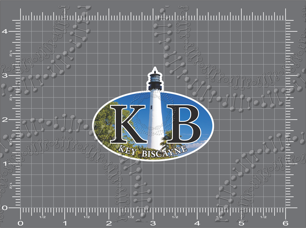 Key Biscatyne, FL - KB Lighthouse Decal