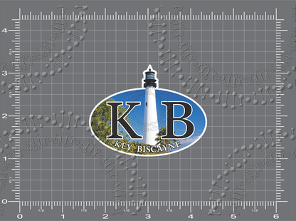 Key Biscatyne, FL - KB Lighthouse Decal