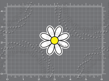 Lantana, FL - White Daisy Decal