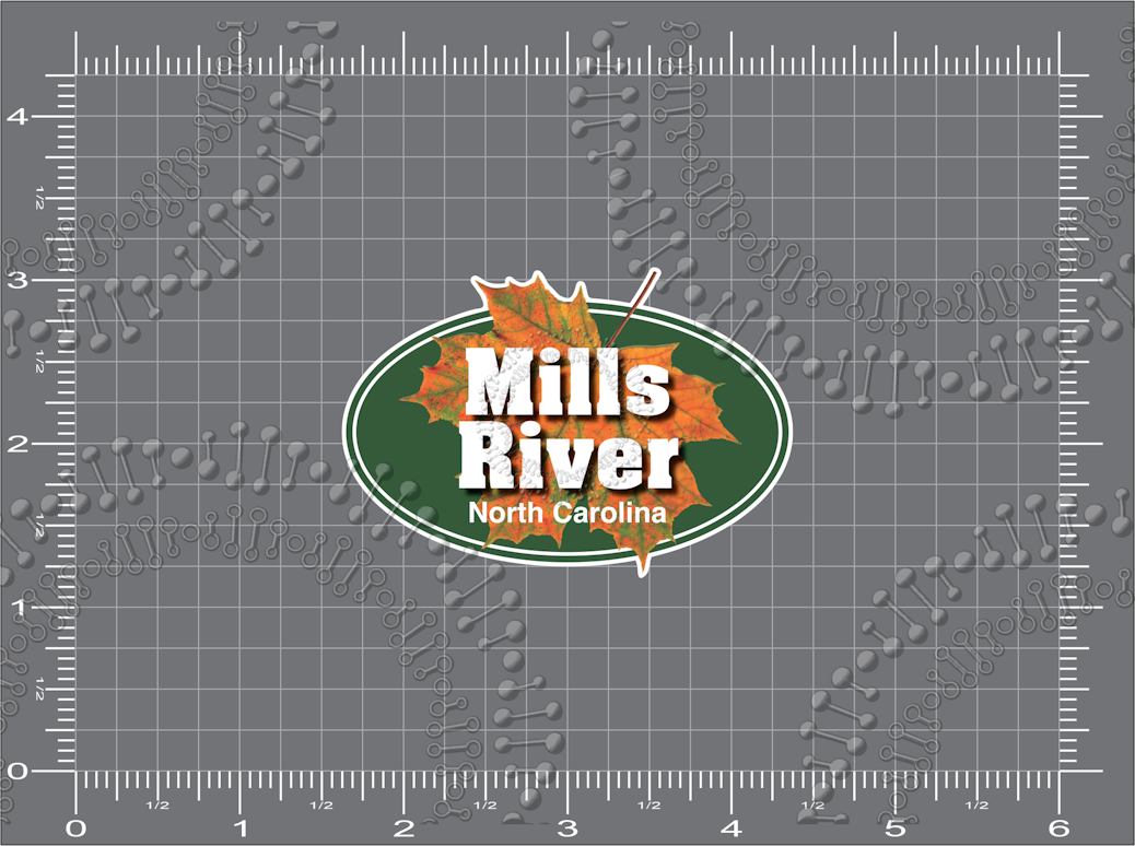 Mills River, NC - Maple Leaf Decal