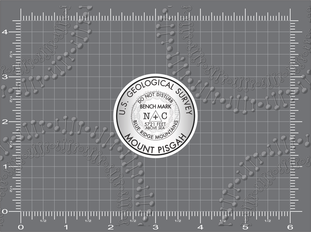 Mount Pisgah, NC - Benchmark Decal
