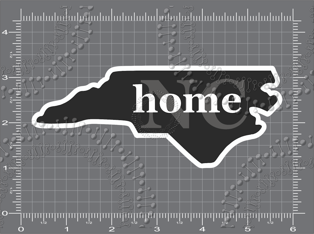 North Carolina - Blue NC Home Decal