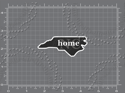 North Carolina - Blue NC Home Decal