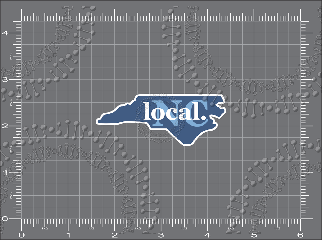 North Carolina - Blue NC Local Decal