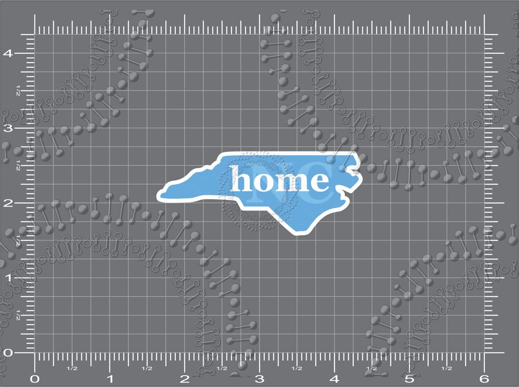 North Carolina - Light Blue NC Home Decal