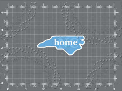 North Carolina - Light Blue NC Home Decal