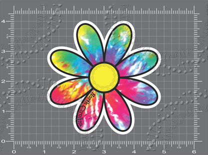 North Carolina - Tie Dye Daisy Decal
