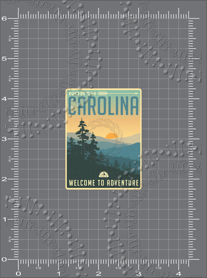 North Carolina - Welcome to Adventure Decal