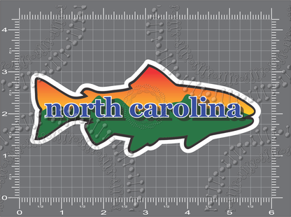 North Carolina Fish Decal