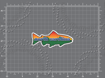 North Carolina Fish Decal