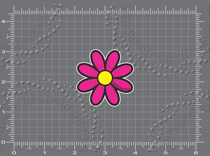 North Carolina, NC Pink Daisy Decal